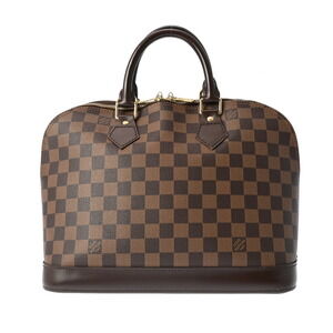 Louis Vuitton Damier Alma Brown Canvas Handbag
